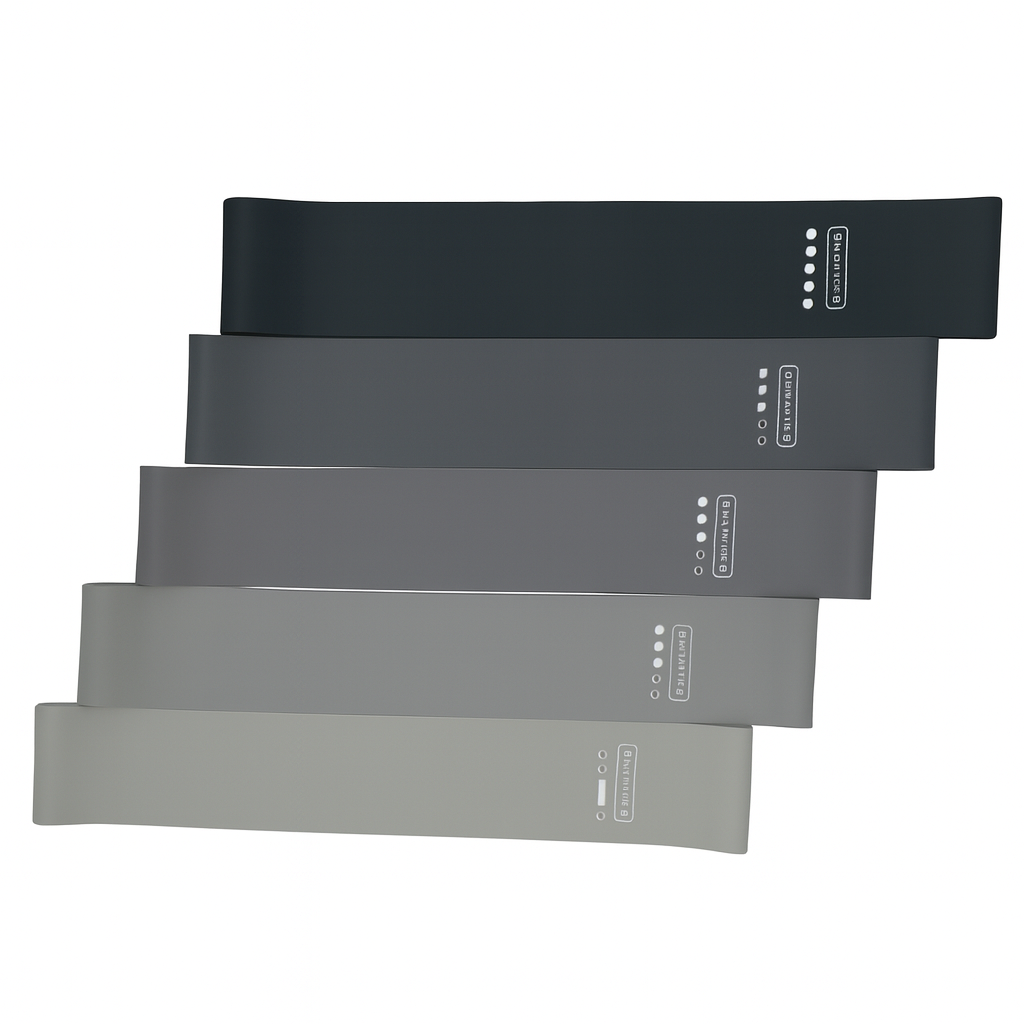 Set de 5 bandes de Resistance elastiques